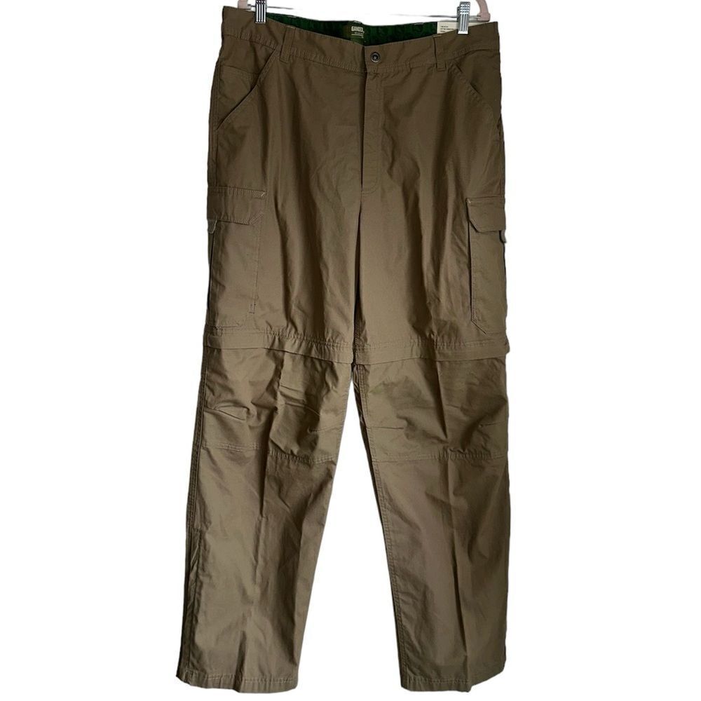 Gander‎ Mountain Guide Series Convertible Pants Shorts Mens Size 38x34 shitake